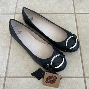 Harley-Davidson Denna Leather After Riding Flats